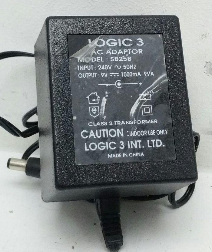 Job Lot 5x Logic 3 SB25B 9V AC Adaptor - Image 2