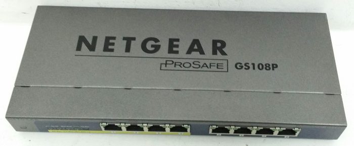 Netgear Prosafe GS108P 8 port 10/100/1000 Switch with 4 Port PoE - Image 5