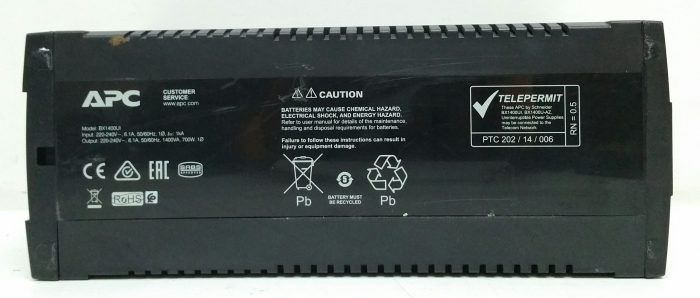 APC BX1400UI 220-240V Uninterruptible Power Supply (UPS) - Image 4