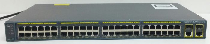 Cisco Catalyst 2960 Series SI WS-C2960-48TC-S 48-Port Switch - Image 2