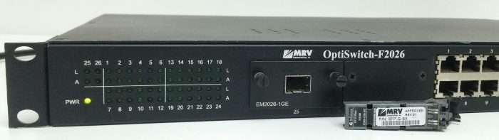 MRV F2026 OPTISWITCH LAN 24 +2 EM2026-1GE 24-Port Switch - Image 6