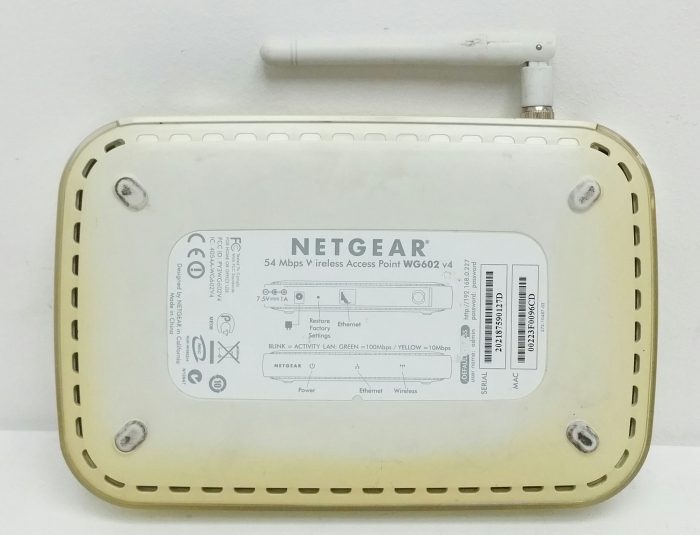Netgear WG602 v4 54 Mbps Wireless Access Point - Image 3