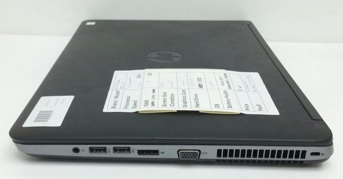 HP Probook 650 G1 - i3-4000M 2.4GHz - 4GB - 15.6" - 128GB SSD - Windows 10 Pro - Image 5