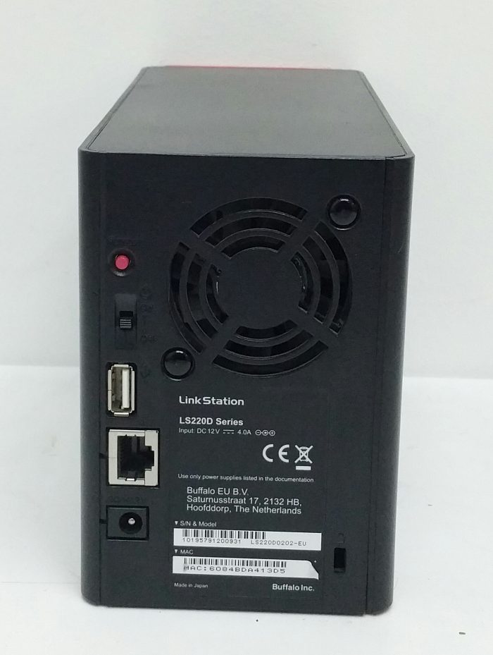 Buffalo Linkstation LS220D Hard Drive NAS Storage System - Image 4