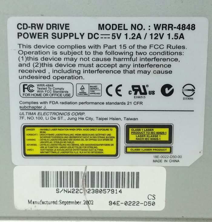 JustLink WRR-4848 CD-R Drive CD- Writer - Image 3