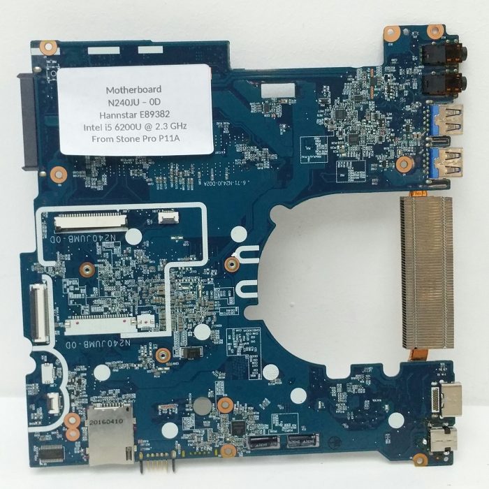Stone Pro P11A N240JU-OD Hannstar E89382 Intel i5-6200U @ 2.3Ghz Motherboard + 2Gb 1Rx8 PC3-10600S-9-B10 - Image 4