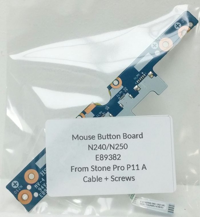 Stone Pro P11A N240/N250 E89382 Laptop Mouse Button Board - Image 3