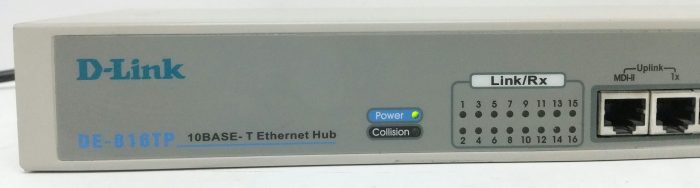 D-Link DE-816TP 10BASE-T 16-Port Ethernet Hub Switch - Image 5