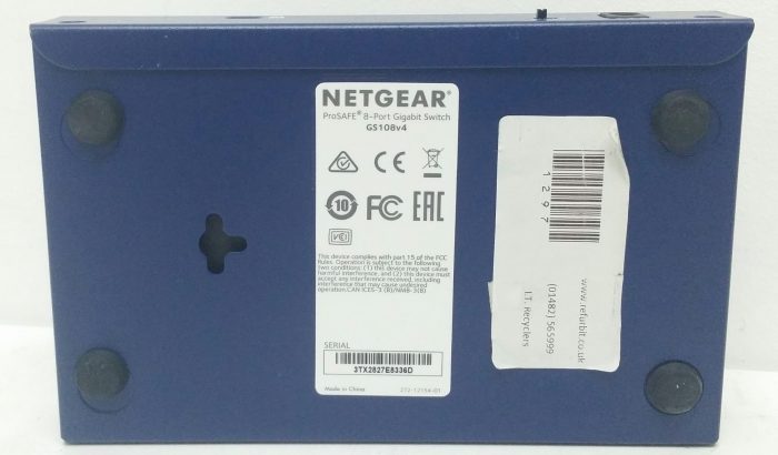 Netgear GS108 v4 ProSafe 8 Port Gigabit Switch - Image 3