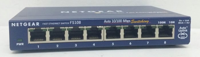Netgear Prosafe FS108 v2 8- Port 10/100 Fast Ethernet Switch - Image 2