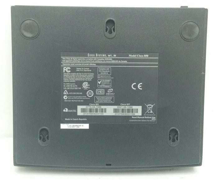 Cisco 800 Series Cisco 850 857 Router - Image 3