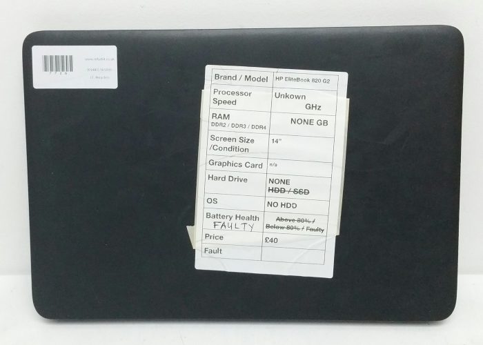 HP Elitebook 820 G2 - 14" Laptop - Image 3