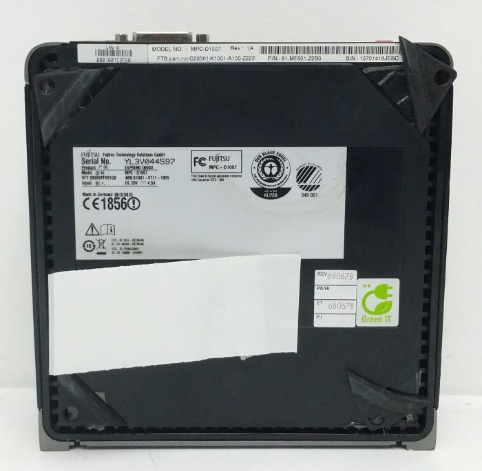 Fujitsu MPC-D1007 WINDOWS 7 Mini PC With No Front Cover - Image 3