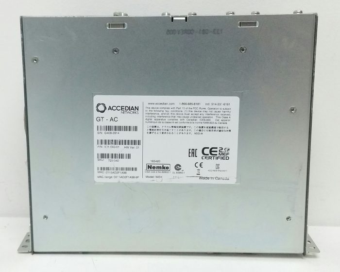 Accedian GT-AC MetroNID4 Performance Monitoring Device - Image 3