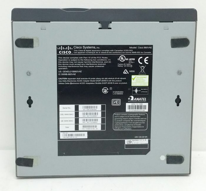 Cisco 860 Series 860VAE Router - Image 3