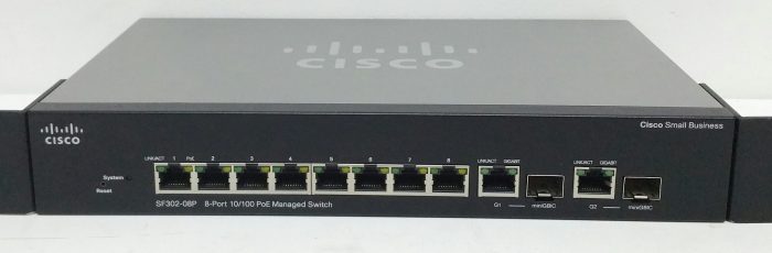 Cisco Small Business SF302-08P 8-Port 10/100 PoE Managed Switch - Image 5