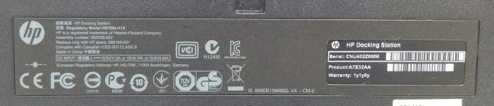 HP HSTNN-I11X Docking Station No Power Adapter - Image 3