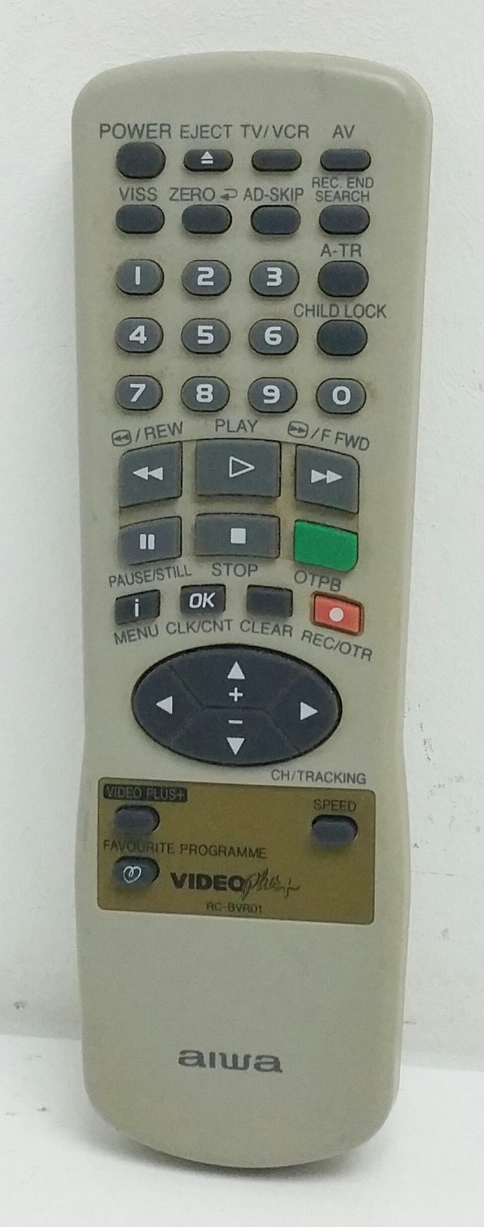 Aiwa RC-BVR01 Video Plus Remote - Image 2
