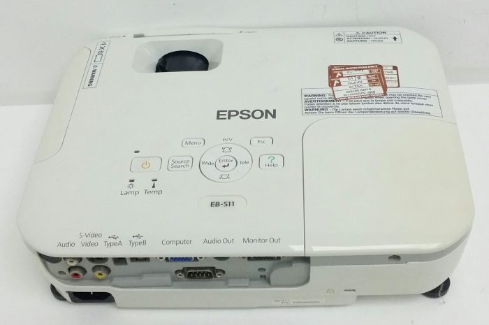 Epson EB-S11 H436B LCD Projector 1935 Lamp Hours Used + Bag - Image 5