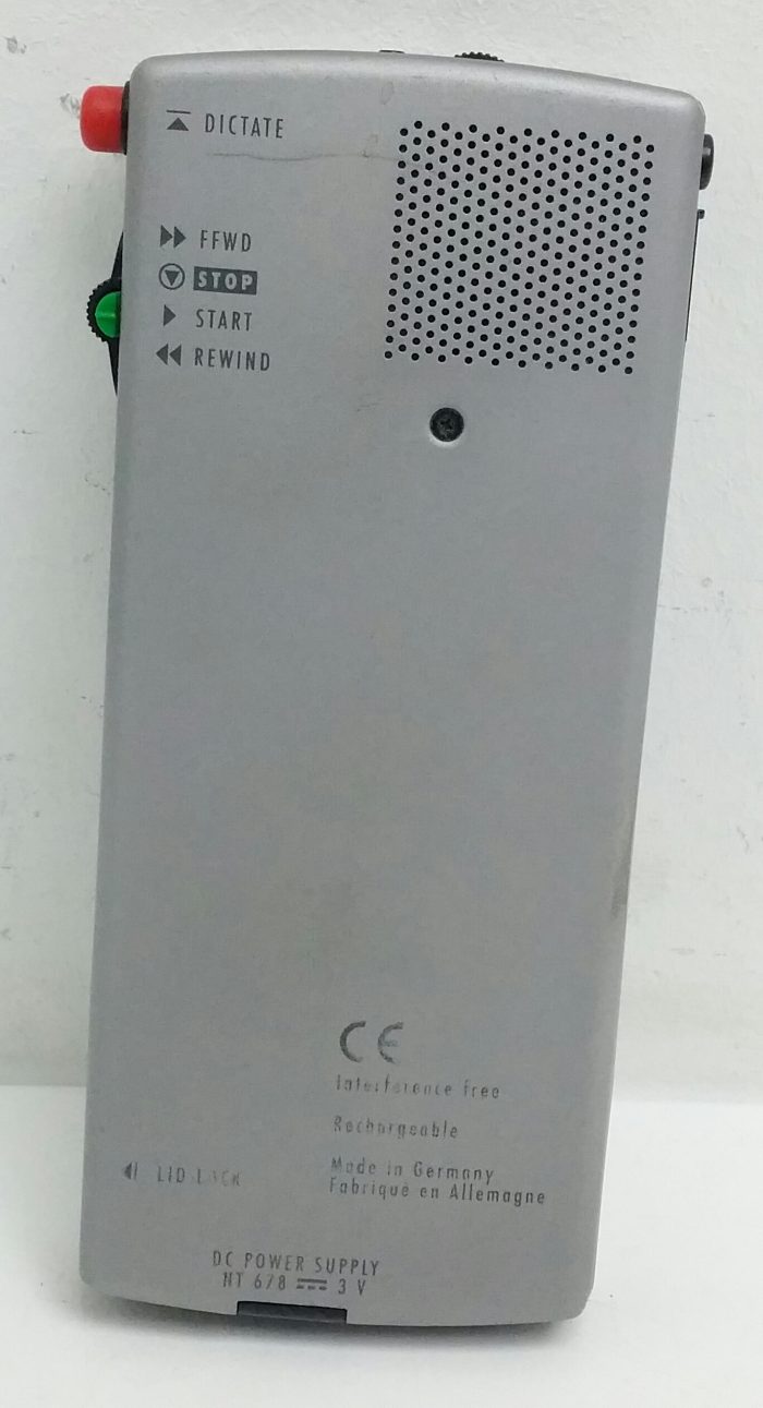 Grundia Stenorette SH20 Portable Dictation Machine - Cartridge Tape Recorder With Tape + Pouch - Image 4
