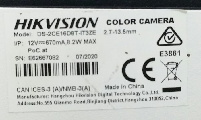 Hikvision DS-2CE16D8T-IT3ZE 2.7-13.5mm Color CCTV Camera - Image 3