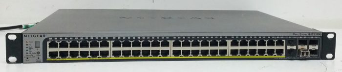 Netgear Prosafe GS752TPS 48-Port Gigabit Stackable Smart Switch with PoE & 4 SFP uplinks, x1 Fibre Active - Image 2