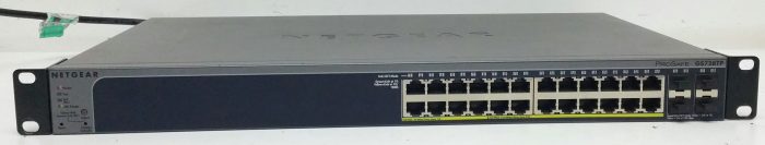 Netgear Prosafe GS728TP 24 Port Gigabit Smart Switch with PoE & 4 SFP Ports - Image 2
