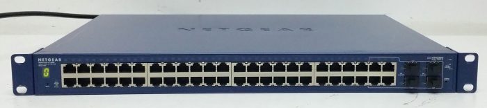 Netgear Prosafe GS748TS 48 Port Gigabit Stackable Smart Switch, 4 SFP Ports - Image 2