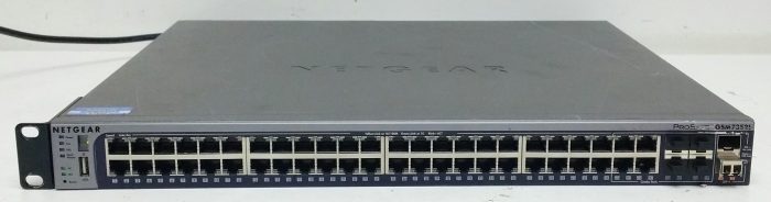 Netgear Prosafe GSM7352S v2 48 + 4 Port Gigabit L3 Managed Stackable Switch, 4 SFP Ports, x1 Fibre Optic - Image 2