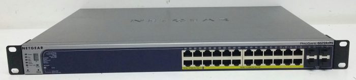 Netgear Prosafe GS724TPS 24 Port Gigabit Stackable Smart Switch with 24 PoE Ports - Image 2