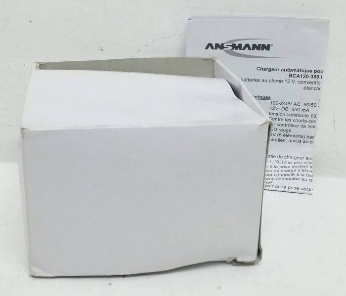 Ansmann BCA120-350 traveller 12V Lead-Acid Battery Automatic Charger - Image 3