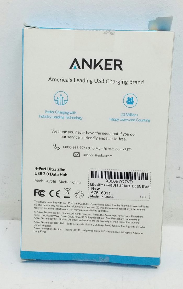 Anker A7516 4-Port Ultra Slim USB 3.0 Data Hub - Image 5