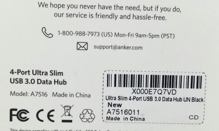 Anker A7516 4-Port Ultra Slim USB 3.0 Data Hub - Image 3