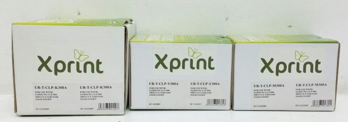 Job Lot x3 XPrint UB-T-CLP High Quality Toner for HP Color LaserJet - x1 UB-T-CLP-Y300A Yellow + x1 UB-T-CLP-M300A Magenta + x1 UB-T-CLP-K300A Black Cartridges - Image 5