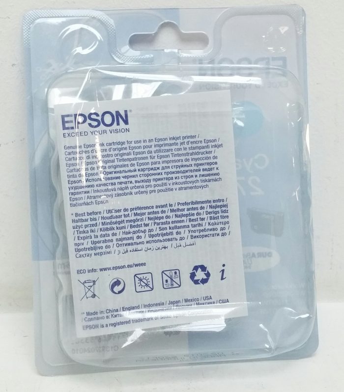 Epson 27 3.6ml Cyan Ink Cartridge - Image 4