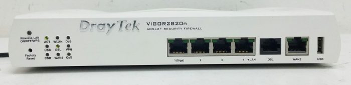 Draytek Vigor2820n Annex A ADSL 2+ Security Firewall - Image 2