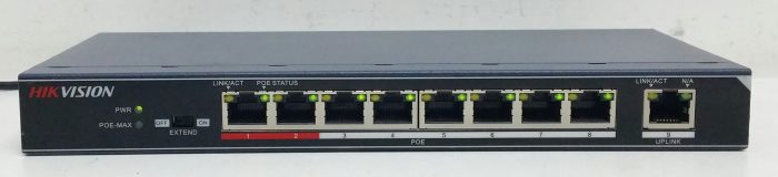 Hikvision DS-3E0109P-E(B) 8-Port PoE Ethernet Switch - Image 2