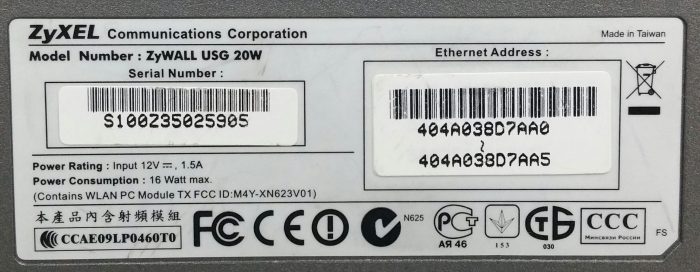 Zyxel ZyWALL USG 20W Unified Security Gateway - Image 3