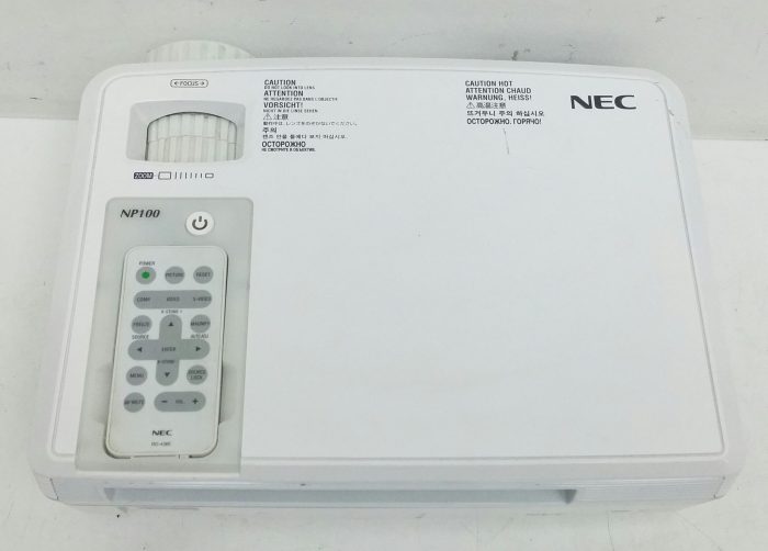 Nec NP100 DLP Projector 1187 Lamp Hours Used - Image 6