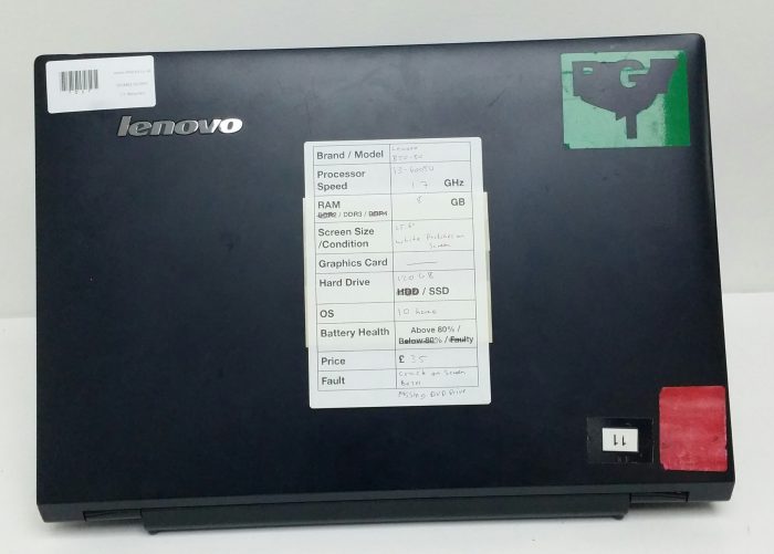 Lenovo B50-80 80LT - i3-4005U 1.7GHz - 8GB Ram - 15.6" - 120GB SSD - Windows 10 Home - Image 3