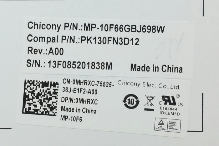 Chicony MP-10F66GBJ698W Laptop Keyboard - Image 3