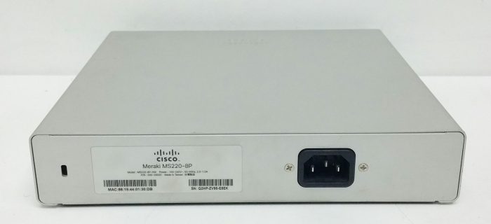 Cisco MS220-8P-HW Meraki MS220-8P 8-PoE, 2 SFP Gigabit Ethernet Switch - Image 4