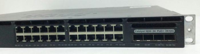 Cisco Catalyst 3650 WS-C3650-24PD-S V03 24 PoE+ 2 X 10G 24 Port PoE Switch - Image 5