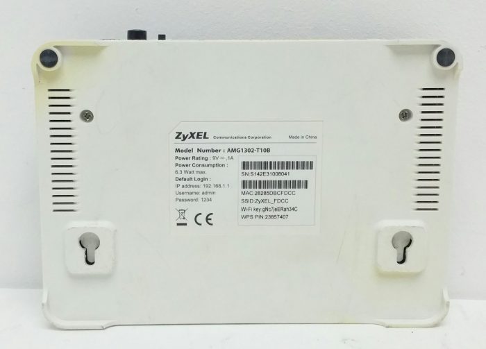 Zyxel AMG1302-T10B Wireless 4-Port Gateway Modem - Image 3