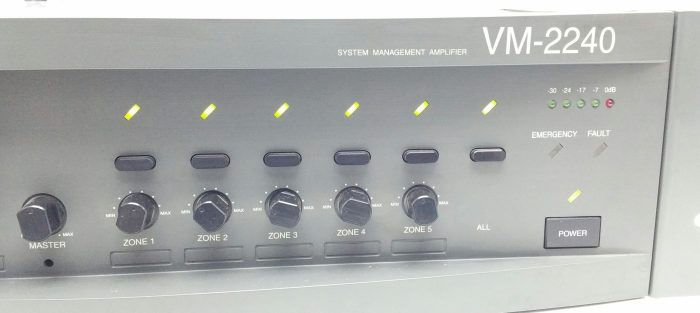 TOA VM-2240 System Management Amplifier - Image 5