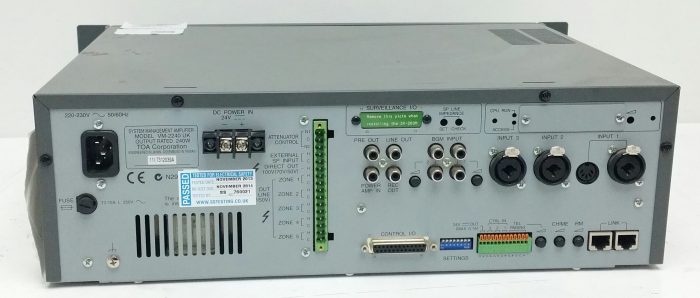 TOA VM-2240 System Management Amplifier - Image 4