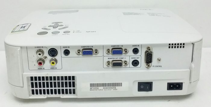 Nec NP305G VGA Projector 3667 Lamp Hours Used - Image 4