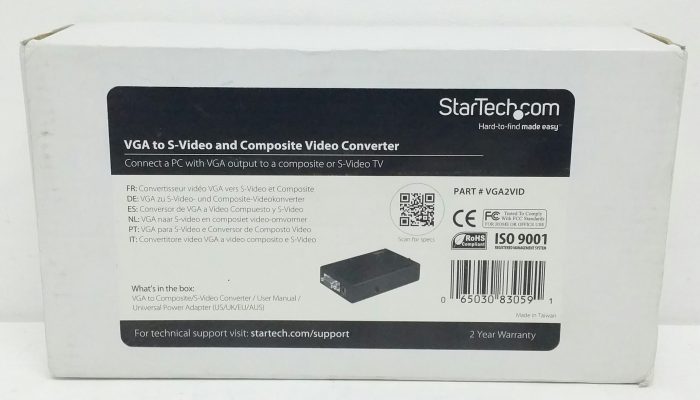 Startech.com VGA2VID VGA to S-Video and Composite Video Converter - Image 2