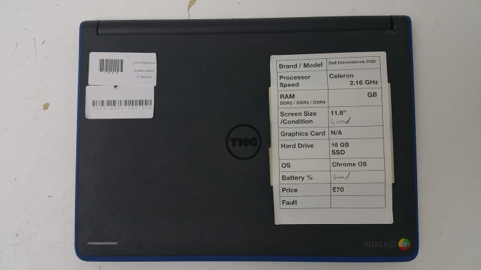 Dell Chromebook 3120/ Celeron 2.16 GHz/ 4GB/ 16GB SSD/ Chrome OS - Image 4