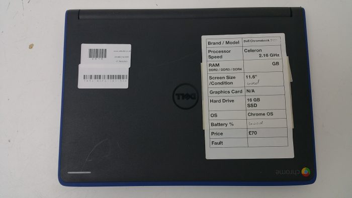 Dell Chromebook 3120/ Celeron 2.16GHz/ 4GB RAM/ 16GB SSD/ Chrome OS - Image 4